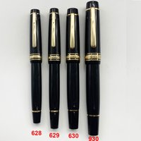 YONGSHENG/JUNLAI Steel Nib King 930 Resin Piston Fountain Pen Iraurita No.9 F/M/B Nib Gold Silver Clip Business Pen Gift