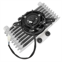 AliExpress Motorcycle Engine Oil Cooler Fan Cooling Radiator Aluminum 125Ml Universal For Motorcycle Dirt Bike ATV