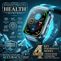 2026 Neue KI-Diagnose-Luftpumpen-Airbag-Blutdruck-Smartwatches für Herren mit EKG, Harnsäure-Körperanalyse, Anruffunktion und Gesundheitsarmbändern für Damen