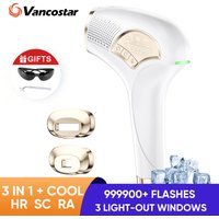 Vancostar Cool IPL Hair Removal 3in1 for Women Rejuvenation Acne Remove Painless Bikini Trimmer At-Home Permanent Laser Epilator