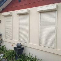 Modern design aluminum roller shutter doors and windows are durable and economical, with vertical opening aluminum alloy pattern