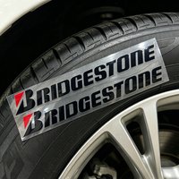 BRIDGESTONE Logo Transfer Stickers Waterproof Vinyl Decals for Motorcycle Tire Sidewall Auto Body Tuning Accessories