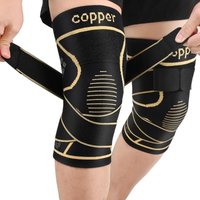 Unisex, Relieves Knee/joint Pain. for Work, Running, Weightlifting—stable Support, Copper-infused, Reduces Strain.