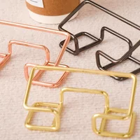 Business Card Holder Desk Bracket - Office Gift Display Cards Organizer - Stylish Business Card Holder for Desktop