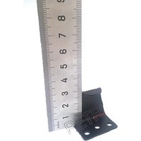 Arcade cocktail table glass clips 25/26mm depth powder coated black steel detail for arcade cabinet machine