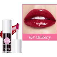 QIBEST Moisturizing Lip Glaze Lasting Dual-use Natural Effect Lips Eyes Cheek Lip Gloss Tint For Beauty Women Lip Stain Makeup