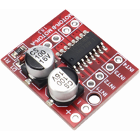 Mini L298N Motor Driver Module 1.5A Dual H-Bridge 2V-10V PWM Speed Control for Arduino Smart Car Robot