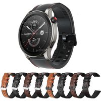 22mm Sports Strap For Amazfit GTR 4/3 Pro/2/2E/47mm Smartwatch Leather Silicone Bracelet For Amazfit Stratos 3/Pace Men Band
