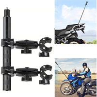 For Insta360 Motorcycle Bike Handlebar Clamp Handlebar Support Bracket Holder for Go Pro 13 12 11 Insta360 X3 X4 X5 Accessories