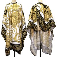 Waterproof Antistatic Hairdresser Cape Retro Lion Pattern Professional Barber Haircut Gown Hairstyling Salon Supplies