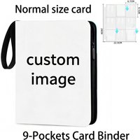 Custom Card Book Card Album Various IPs 9 or 4 Cells Large Capacity DIY Album Cover Customization with Pictures Exclusive Gifts
