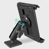 Data Terminal Tablet Back Clip Motorcycle Outdoor Riding GPS Bracket Suitable for 7-Inch to 8-Inch Tablets
