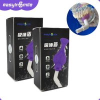 1 or 2 Pc Dental Suction Shield Bite Blocks with Saliva Ejector Suction Tube Spit Isolation Mouth Props