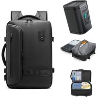 Travel Men Expanded Laptop Backpack vacuum compression hiking Backpack USB charging Business Large Capacity Backpack For Pumps