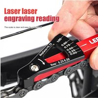 AliExpress MTB Bicycle Chain Wear Indicator Measurer Links Checker Aluminum Alloy Chains Gauge Measurement Road Bike Repair Accurate Tools