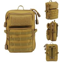 Tactical Multifunction Pack Travel Pouch Molle Hip Waist EDC Bag Wallet Purse Phone Holder Bags Camping Hiking Hunting Fanny Bag