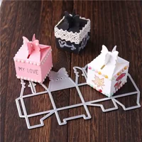 Kokorosa Gift Box Metal Cutting Dies Scrapbooking for Card Making DIY Embossing Cuts Stencil Craft New