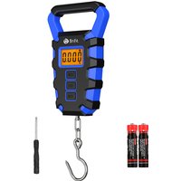 50Kg Hanging Scale with Ruler Digital Portable Fish Hook Electronic Weighting Luggage Scale LED Display Balance ะะธัััะธะต