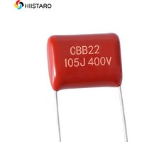 10/50pcs CBB22 105J 400V Metallized Polypropylene Film Capacitor 5% p15 p20 Pitch 15/20mm