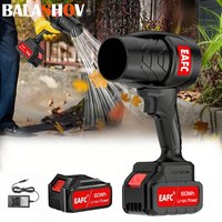 Kabelloses elektrisches Luftgebläse, 350 W, Turboventilator, heftige Luftpistole, leistungsstarker Schneetrockner, Blatt-Staub-Blaswerkzeug für 21 V L