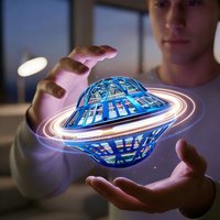 Flying Orb Ball – Hand Controlled Hover Boomerang Spinner Drone, Interactive Hover Orbs Flying Toys