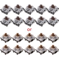 10 Pieces Brown Switches for Cherry MX Clone MX Switches Mechanical