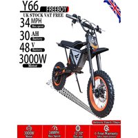 AliExpress FREEBOY Y66 E-bike 3000W Powerful Motor, 48V30AH Battery Adult Mountain E-bike, 10-12 inch off-road tires, mini all-terrain E-Motorcycle
