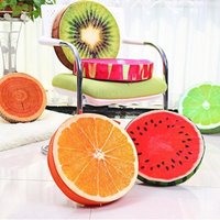 Comfortable Seat Pads Round Chair Cushions Funny Fruit Garden Dining Outdoor