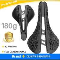 AliExpress plselis Plselis Full Carbon Saddle, 3D Printed Surface, Shock Absorption, Ergonomic Design, Hollow and Breathable, Weighing 180g
