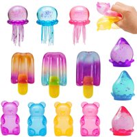 New Soft Jelly Stretchy Sensory Squeeze Toy for Stress Relief Fun Squeeze Birthday Supplies Anti-Anxiety Gift