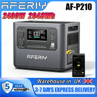 AFERIY AF-P210 Portable Power Station 2400W Solar Generator 2048Wh LiFePO4 Battery For Home Backup Outdoor Camping Mobile Power