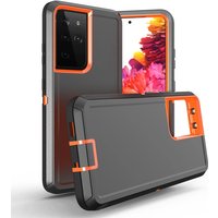 3 IN 1 Heavy Duty Armor Shockproof Dust-Proof Case For Samsung Galaxy S22 S21 S20 S23 S24 S25 S26Ultra S10 Note 20 10 9 8 Cover