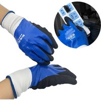 Blue Electrician Insulating Gloves Withstanding Voltage 400V High Elasticity Work Safe Gloves Protective Anti-Electricity