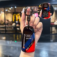 TPU Car Key Case Cover Protector Shell For Audi Q1 Q2 Q3 Q4 Q5 Q6 Q7 Q8 A1 A2 A3 A4 A5 A6 A7 A8 B7 C5 C6 TT RS3 RS7 TTS R8 S6R