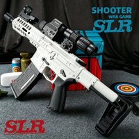Nylon Material SLR Electric Gel Ball Blasting Toy Gun High Capacity Water Ball Launcher Outdoor Shooting Game Toy for Adults