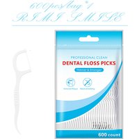 600 toothpicks per bag, odorless dental floss picks that deeply clean food residue and keep your breath fresh all day.