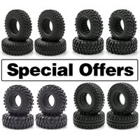 4pcs 1.9 Inch Rubber Tyre 96-108-115mm For 1/10 Rc Crawler Car Trax Trx4 Axial Scx10 Wraith Rc4wd Yikong Rgt Wrangler 1.9 Wheel