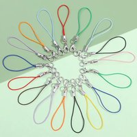 30-100Pcs Lanyard Lariat Strap Cords Lobster Clasp Rope Keychain Hooks Mobile Set Charmsfor DIY Handicraft Making Supplies