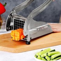 New Stainless Steel Potato Fry Cutter 1/2inch Or 3/8inch Manual Replacement Blades French Fries Slicer Kitchen