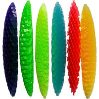 Worm Unpacking Morphing 2024 Worm Big Fidget Toy Fidget Worm Six Sided Pressing Stress Relief Squishy Worms Stress Relief Toys