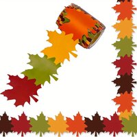 Fall Bulletin Board Decorations Maple Leaves Shape Die-Cut Bulletin Board for Thanksgiving Fall Autumn Classroom Office Office
