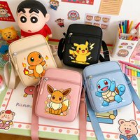 Pokemon Shoulder Bag Men Women Cartoon Casual Waist Pack Handbag Messenger Fashion Teenagers Phone Pouch Crossbody Boy Bags Gift