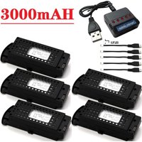 Q6 Drones Battery 3.7V 3000mAh for G6 S6 8K RC Quadcopter Spare Parts For G6 Pro Rechargeable Lipo Battery
