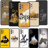 Punjab Map Phone Case for Samsung Galaxy A17 A13 A15 A25 A35 A51 A55 A71 A21S A11 A31 A41 A23 A53 A73 A32 5G A03S A05s Cover