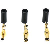 2pcs Gold plated DIY DC Power Plug 3.5*1.35 4.0*1.7 5.5*2.1 5.5*2.5MM Wielded Male Jack Connector For Wielding Liner Power Cable