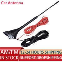 Car Accessories Universal Roof Mount AM FM Radio Antenna Aerial Base Kit Active Amplified 108 MHz Radio Car Aerial Antenna Mast