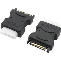 SATA to Big 4PIN Converter Male to Male SATA 15PIN HDD Power Supply Cable Adapter Hard Disk Female 4Pin Molex IDE Power Plug