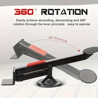 Der robuste Türlift aus Metall 360° ° Drehhebel aktiviert die Installation des Türoberflächenlifts. Hilfsinstallation