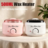 2026 Professional Hair Removal Waxing Kit Flash Sale 500ML White/Pink Body Waxing Beans 50/200g Meltable for Wax Heater