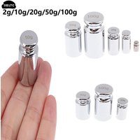 1pc Electronic Balance Teaching Instrument Home Tool 2g/10g/20g/50g/100g Grams Scale Weights Chrome Plating Accurate Calibration